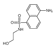 5-amino-N-(2-hydroxyethyl)naphthalene-1-sulfonamide结构式