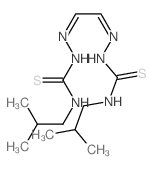 Glyoxal,bis(4-isobutyl-3-thiosemicarbazone) (8CI)结构式