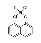 quinoline, compound with tetrachlorosilane结构式