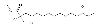 Dimethyl 2,4-dichloro-2-methyltridecanedioate Structure