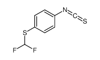 Benzene, 1-[(difluoromethyl)thio]-4-isothiocyanato- (9CI) structure