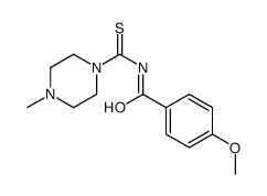 4-Methoxy-N-(4-methyl-piperazin-1-carbothioyl)benzamide结构式