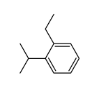 1-ethyl-2-isopropyl-benzene结构式
