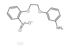 Benzenamine,3-[2-(2-nitrophenoxy)ethoxy]-, hydrochloride (1:1) picture