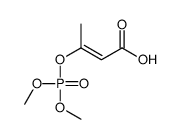 (Z)-3-(Dimethoxyphosphinyloxy)-2-butenoic acid Structure