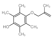 Phenol,2,3,5,6-tetramethyl-4-[(2-methyl-2-propen-1-yl)oxy]-结构式