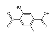 Benzoic acid, 5-hydroxy-2-methyl-4-nitro- (9CI)结构式