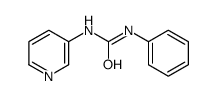 1-phenyl-3-pyridin-3-ylurea Structure
