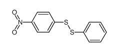4-nitrophenyl phenyl disulfide Structure
