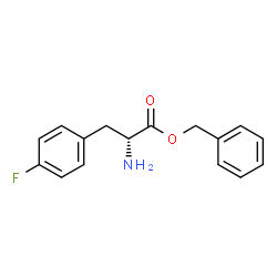 D-Phenylalanine, 4-fluoro-, phenylmethyl ester Structure