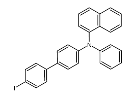 4-iodo-4'-[(1-naphthyl)phenylamino]biphenyl结构式