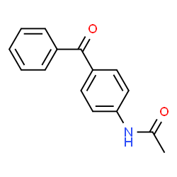 N-(4-Benzoylphenyl)acetamide结构式