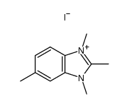 1,2,3,5-tetramethyl-benzimidazolium, iodide结构式