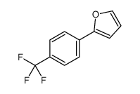 2-[4-(trifluoromethyl)phenyl]furan Structure
