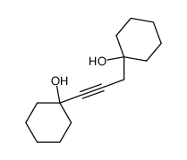1,1'-propynediyl-bis-cyclohexanol结构式