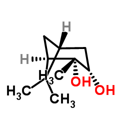 (1R,2R,3S,5R)-(-)-2,3-蒎烷二醇结构式
