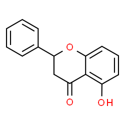 5-Hydroxy-2-phenyl-4-chromanone Structure