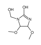1-(hydroxymethyl)-4,5-dimethoxyimidazolidin-2-one结构式