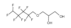 3-((2,2,3,3,4,4,5,5-octafluoropentyl)oxy)propane-1,2-diol Structure