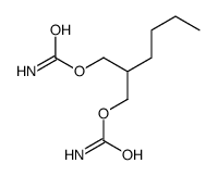 Dicarbamic acid 2-butyltrimethylene ester structure