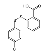 2-[(4-chlorophenyl)disulfanyl]benzoic acid结构式