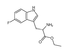 5-fluoro-L-tryptophan ethyl ester结构式