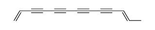 trideca-1,11E-dien-3,5,7,9-tetrayne Structure
