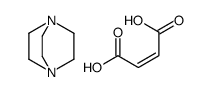 but-2-enedioic acid,1,4-diazabicyclo[2.2.2]octane结构式