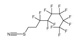 3,3,4,4,5,5,6,6,7,7,8,8,8-tridecafluorooctyl thiocyanate Structure