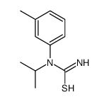 Thiourea,N-(1-methylethyl)-N-(3-methylphenyl)- Structure