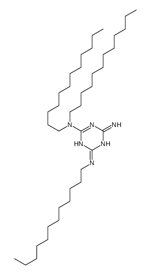 N,N',N''-tris(dodecyl)-1,3,5-triazine-2,4,6-triamine Structure