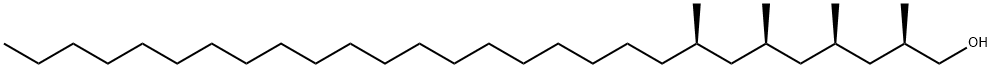 (2R,4R,6R,8R)-2,4,6,8-Tetramethyl-1-octacosanol Structure