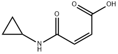 (2Z)-3-(cyclopropylcarbamoyl)prop-2-enoic acid Structure