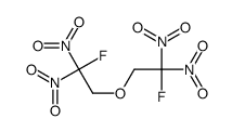 1-fluoro-2-(2-fluoro-2,2-dinitroethoxy)-1,1-dinitroethane结构式