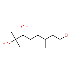 8-BROMO-2,6-DIMETHYL-2,3-OCTANEDIOL, TECH., 90, MIXTURE OF DIASTEREOMERS Structure