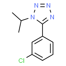 5-(3-CHLOROPHENYL)-1-ISOPROPYL-1H-1,2,3,4-TETRAAZOLE结构式