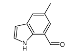 1H-Indole-7-carboxaldehyde, 5-methyl- (9CI) picture