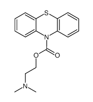 phenothiazine-10-carboxylic acid-(2-dimethylamino-ethyl ester) Structure