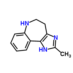 2-甲基-1,4,5,6-四氢咪唑并[4,5-D][1]苯并氮杂卓结构式