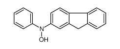 N-(9H-fluoren-2-yl)-N-phenylhydroxylamine结构式