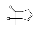 Bicyclo[3.2.0]hept-2-en-6-one,7-chloro-7-methyl- structure