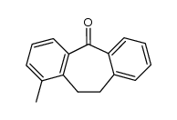 1-methyl-10,11-dihydro-5H-dibenzo[a,d]cyclohepten-5-one结构式