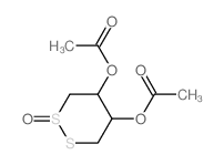 (5-acetyloxy-1-oxo-dithian-4-yl) acetate Structure