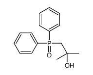 1-diphenylphosphoryl-2-methylpropan-2-ol结构式