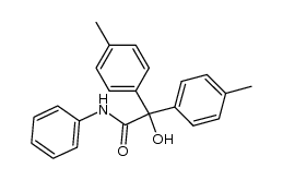4,4'-dimethyl-benzilic acid anilide结构式