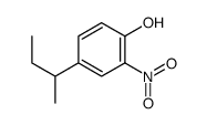 4-(1-methylpropyl)-2-nitrophenol结构式