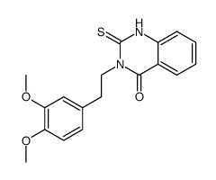 3-[2-(3,4-DIMETHOXY-PHENYL)-ETHYL]-2-MERCAPTO-3H-QUINAZOLIN-4-ONE structure