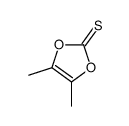 1,3-Dioxole-2-thione,4,5-dimethyl-结构式
