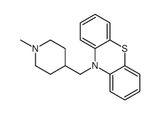 10-[(1-Methyl-4-piperidinyl)methyl]-10H-phenothiazine structure