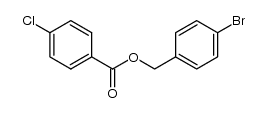 4-bromobenzyl 4-chlorobenzoate Structure